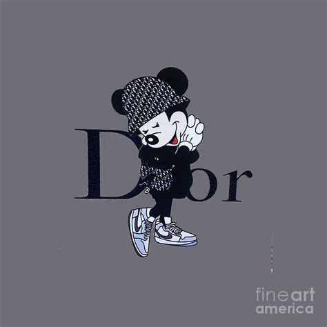 dior mickey mouse shirt